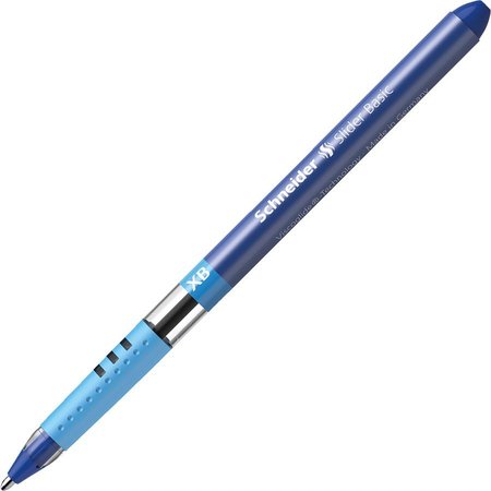 Rediform Pen, Ballpoint, Slider Basic, 1.4mm Point, 10/PK, Blue 10PK RED151203